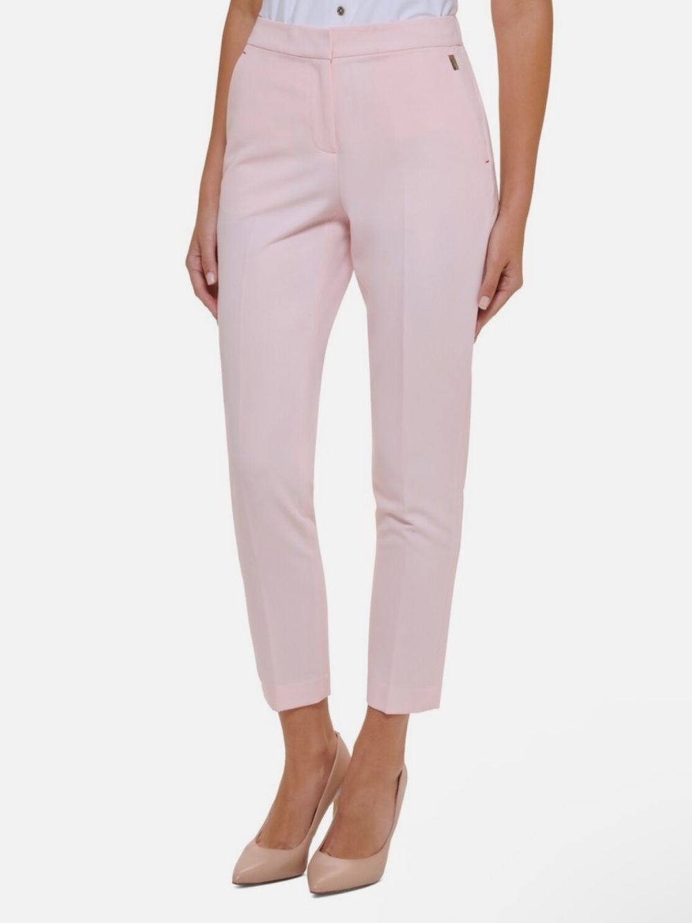 Tommy Hilfiger Ballerina Pink Suit Pants Size 2 (Stretch Waistband)